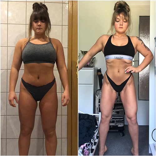 Metamorfoza — Karolina schudła 9 kg
